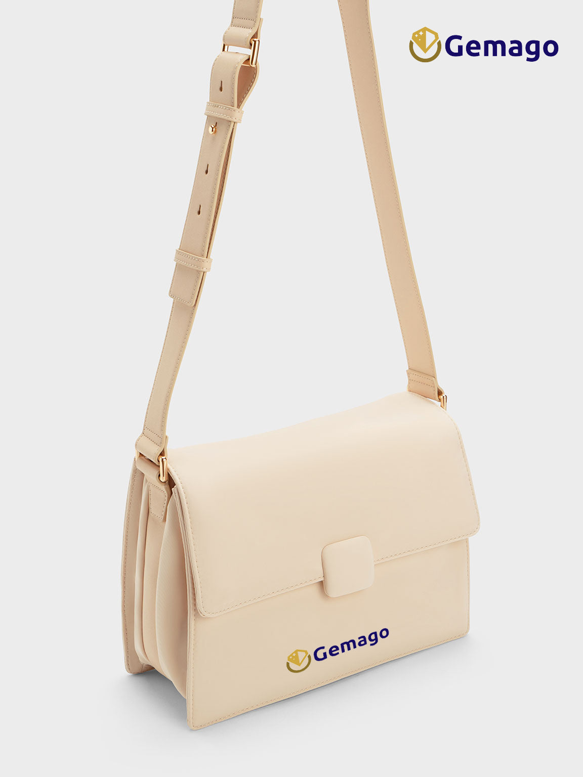 GEMAGO™- Koa Nylon Crossbody Bag - Beige